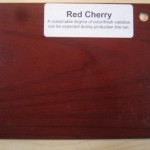 Wood Color Plates Red Cherry