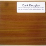 Wood Color Plates Dark Douglas