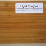 Wood Color Plates Light Douglas