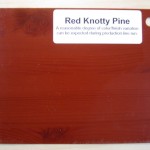Wood Color Plates Red Knotty Pine