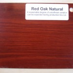 Wood Color Plates Red Oak Natural