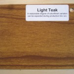 Wood Color Plates Light Teak
