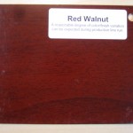 Wood Color Plates Red Walnut