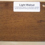 Wood Color Plates Light Walnut