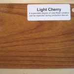 Wood Color Plates Light Cherry