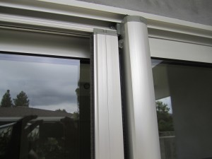 Clear Anodized Retractable Screen Housing, decolum and rail