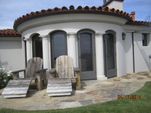 Arched Wood Screen Doors in Malibu