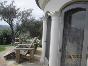 Arched Wood Screen Doors in Malibu