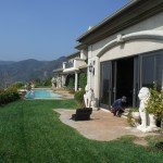 Double Set Disappearing Screen Doors installed in Malibu