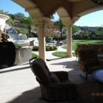 Calabasas High End Double Retractable Screen Doors Back Yard